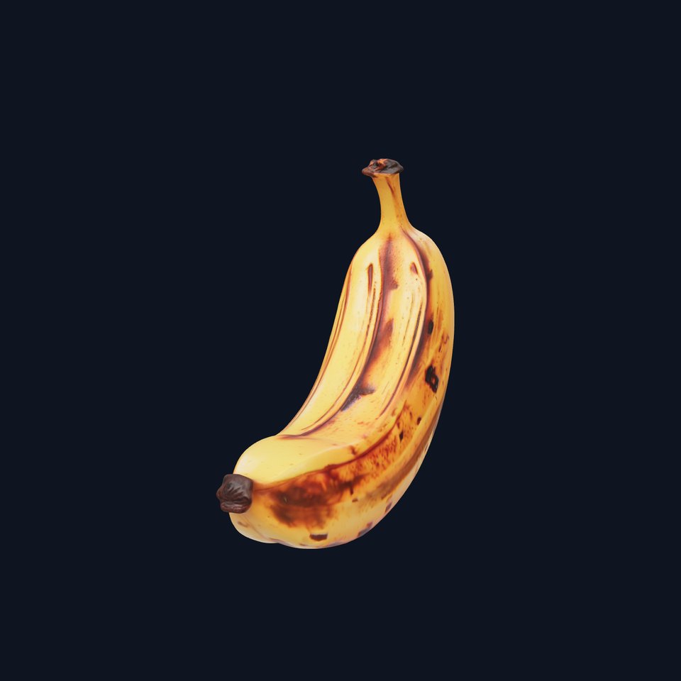 Rotten Banana Detailed Texture model pack
